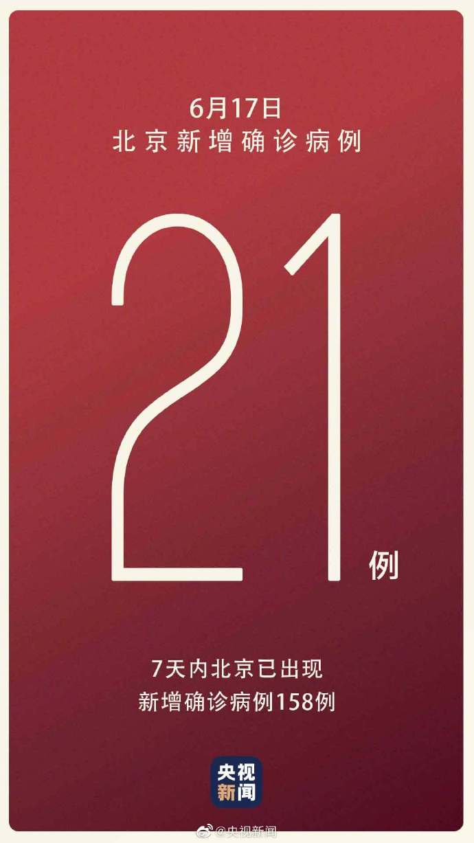 北京新增21例感染者/北京新增22例情况