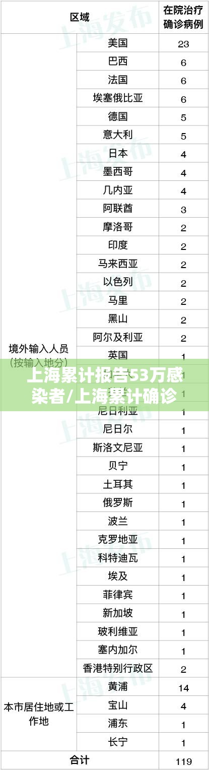 上海累计报告53万感染者/上海累计确诊病例 上海累计报告53万感染者/上海累计确诊病例