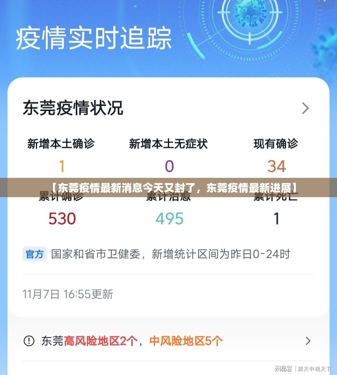 【东莞疫情最新消息今天又封了，东莞疫情最新进展】