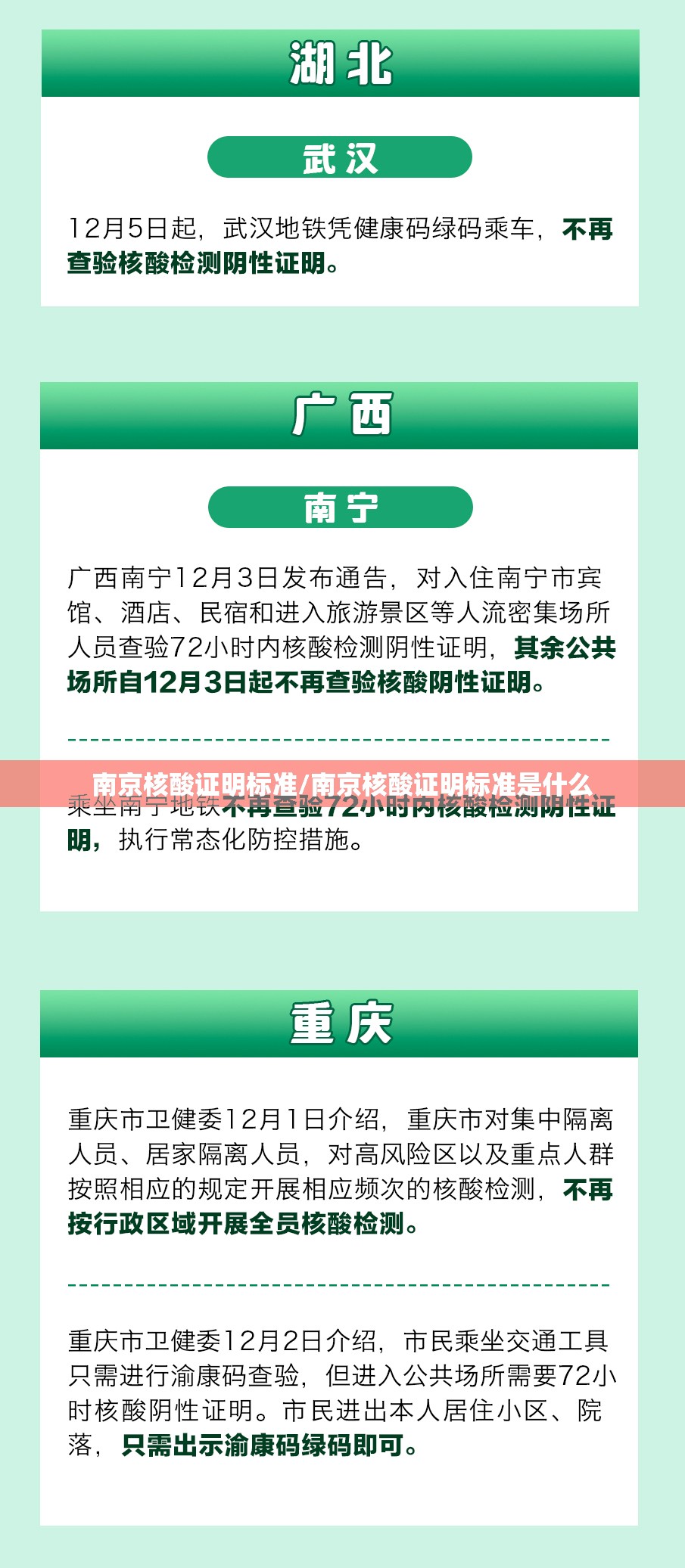 南京核酸证明标准/南京核酸证明标准是什么 南京核酸证明标准/南京核酸证明标准是什么