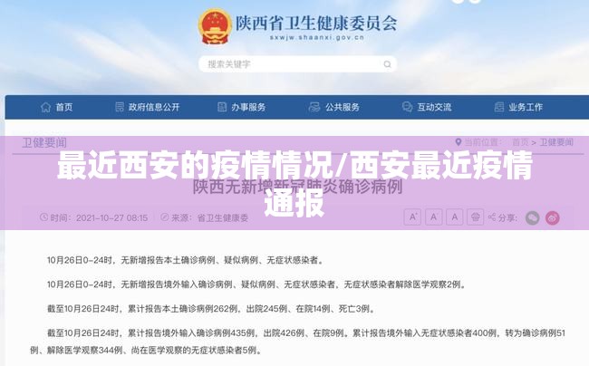 最近西安的疫情情况/西安最近疫情通报