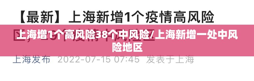 上海增1个高风险38个中风险/上海新增一处中风险地区 上海增1个高风险38个中风险/上海新增一处中风险地区