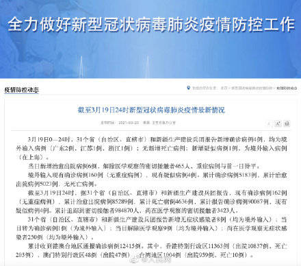 【31省增境外输入16例,31省新增19境外输入】 【31省增境外输入16例,31省新增19境外输入】
