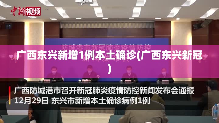 广西东兴新增1例本土确诊(广西东兴新冠)