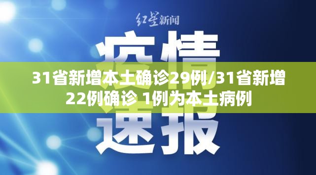 31省新增本土确诊29例/31省新增22例确诊 1例为本土病例 31省新增本土确诊29例/31省新增22例确诊 1例为本土病例