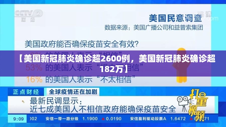 【美国新冠肺炎确诊超2600例，美国新冠肺炎确诊超182万】