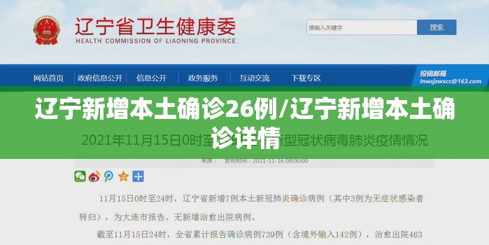 辽宁新增本土确诊26例/辽宁新增本土确诊详情 辽宁新增本土确诊26例/辽宁新增本土确诊详情