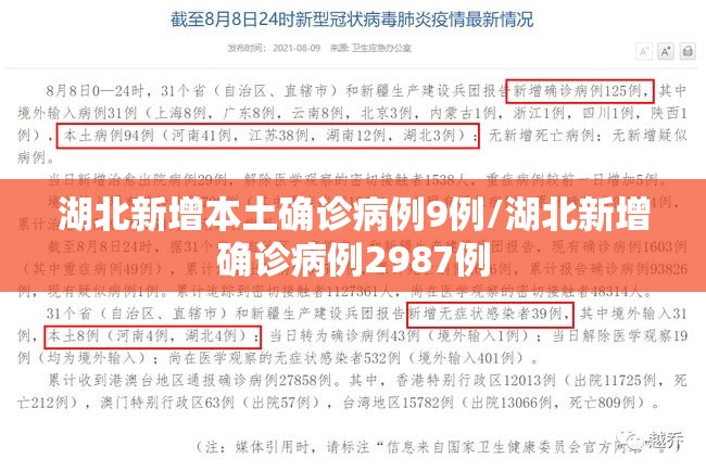湖北新增本土确诊病例9例/湖北新增确诊病例2987例 湖北新增本土确诊病例9例/湖北新增确诊病例2987例
