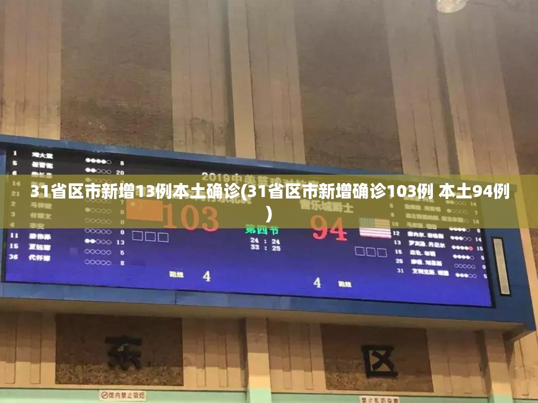31省区市新增13例本土确诊(31省区市新增确诊103例 本土94例) 31省区市新增13例本土确诊(31省区市新增确诊103例 本土94例)