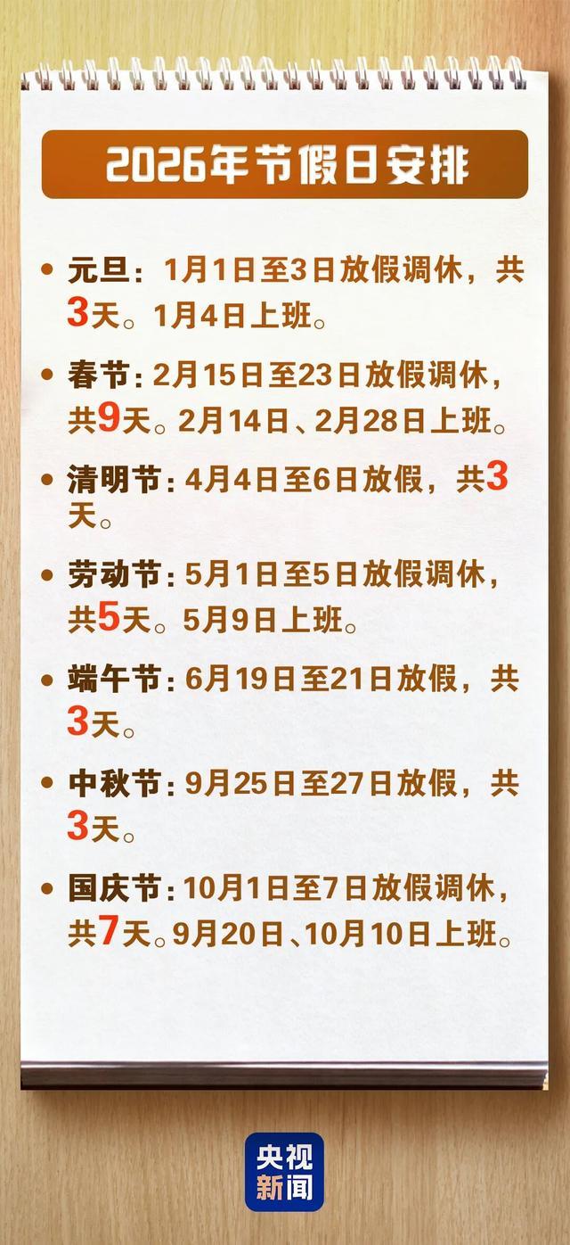 五一节放假(五一节放假几天2026法定几天休息)