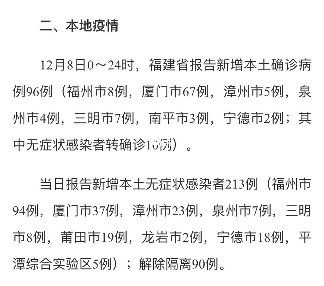 厦门新增本土确诊病例7例/厦门新增本土确诊5个病例