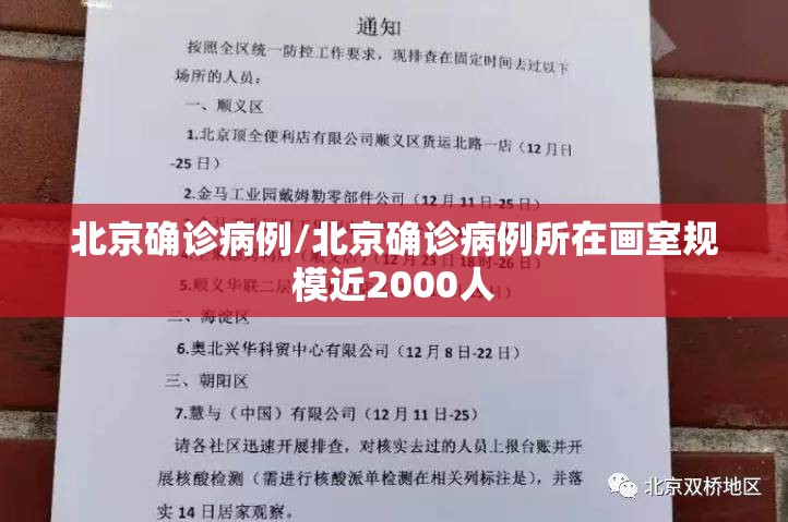 北京确诊病例/北京确诊病例所在画室规模近2000人