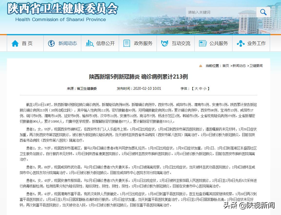 【陕西新增21例，陕西新增几例新型肺炎】