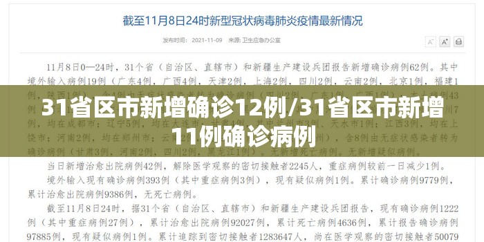 31省区市新增确诊12例/31省区市新增11例确诊病例 31省区市新增确诊12例/31省区市新增11例确诊病例