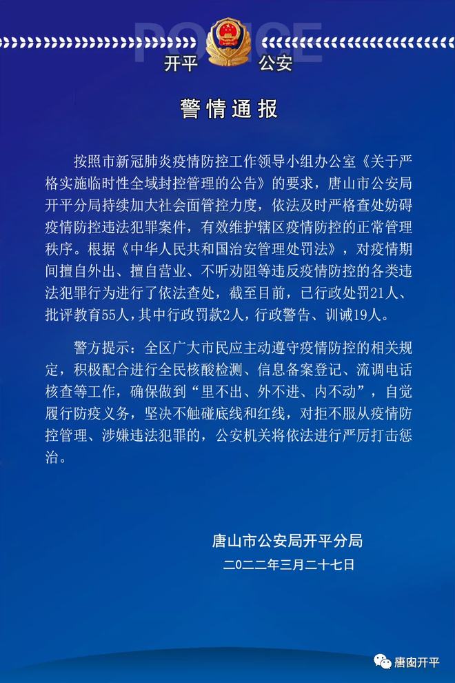 唐山最新疫情(唐山最新疫情防控政策)