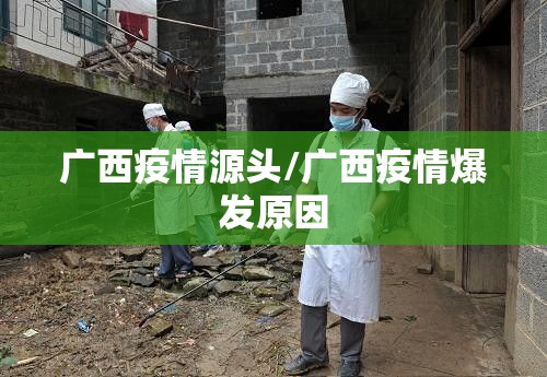 广西疫情源头/广西疫情爆发原因