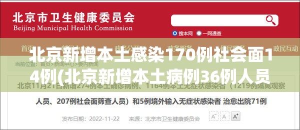 北京新增本土感染170例社会面14例(北京新增本土病例36例人员信息) 北京新增本土感染170例社会面14例(北京新增本土病例36例人员信息)