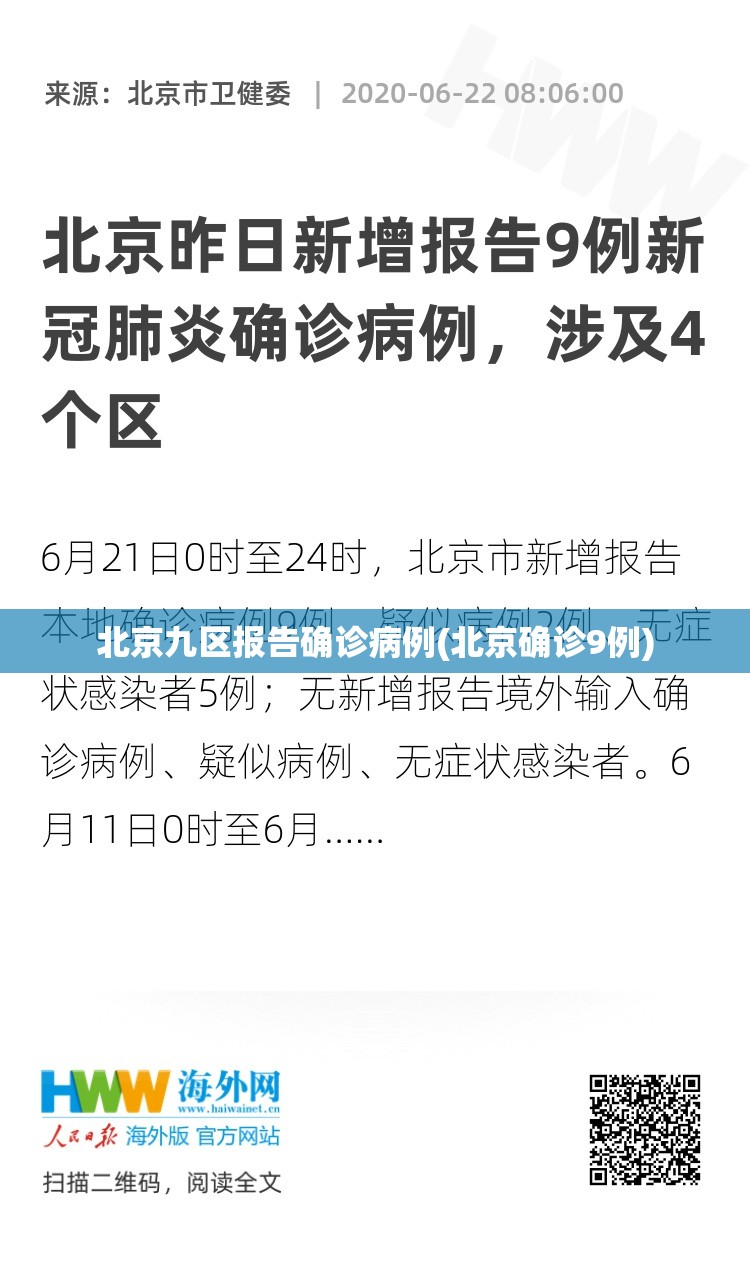 北京九区报告确诊病例(北京确诊9例)