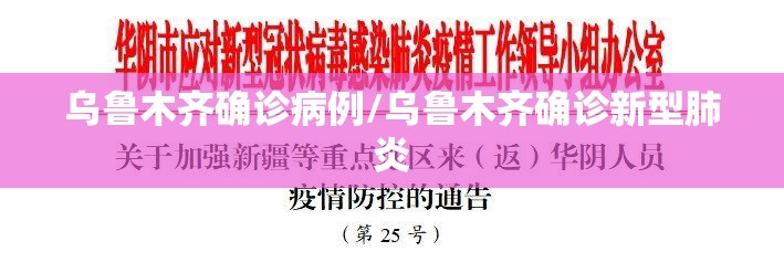 乌鲁木齐确诊病例/乌鲁木齐确诊新型肺炎 乌鲁木齐确诊病例/乌鲁木齐确诊新型肺炎