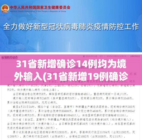 31省新增确诊14例均为境外输入(31省新增19例确诊均为境外输入)