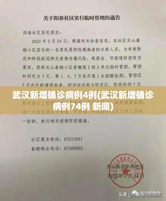 武汉新增确诊病例4例(武汉新增确诊病例74例 新闻) 武汉新增确诊病例4例(武汉新增确诊病例74例 新闻)