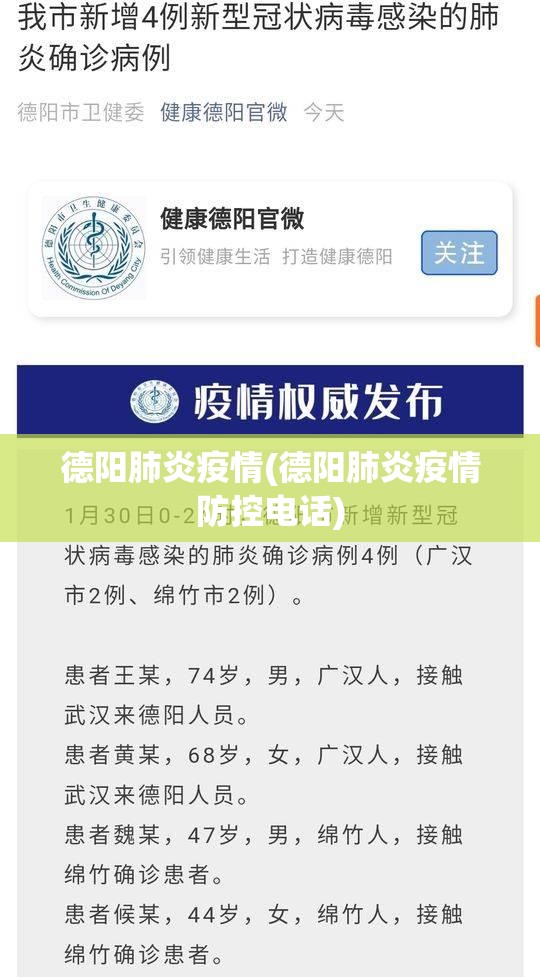 德阳肺炎疫情(德阳肺炎疫情防控电话)