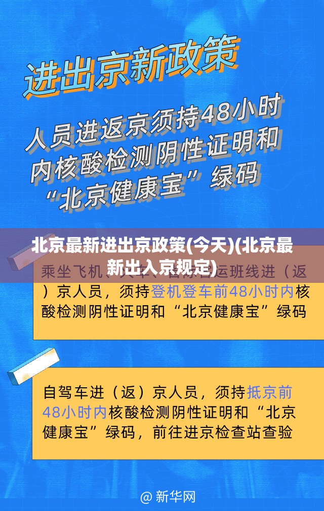 北京最新进出京政策(今天)(北京最新出入京规定)
