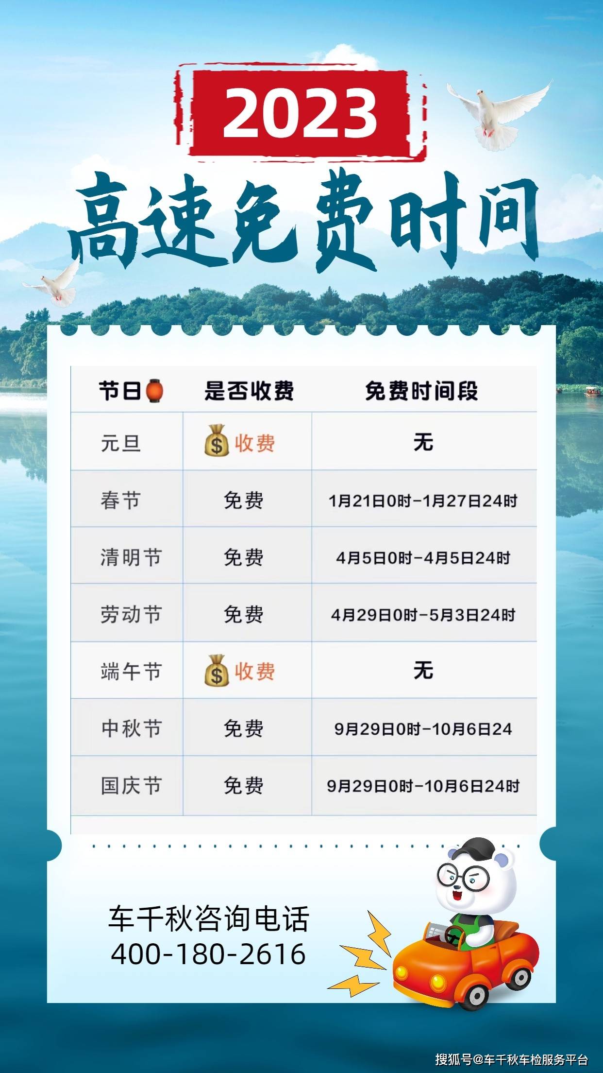 2023高速免费时间表最新公布(202年高速免费时间表) 2023高速免费时间表最新公布(202年高速免费时间表)