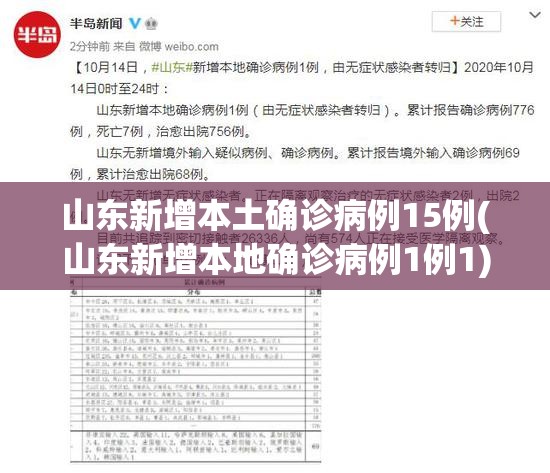 山东新增本土确诊病例15例(山东新增本地确诊病例1例1) 山东新增本土确诊病例15例(山东新增本地确诊病例1例1)