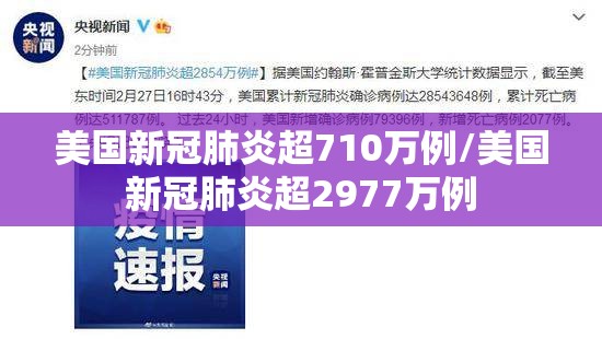 美国新冠肺炎超710万例/美国新冠肺炎超2977万例