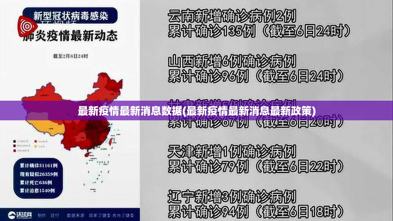 最新疫情最新消息数据(最新疫情最新消息最新政策)