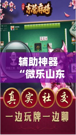 辅助神器“微乐山东麻将黑科技!辅助神器插件下载