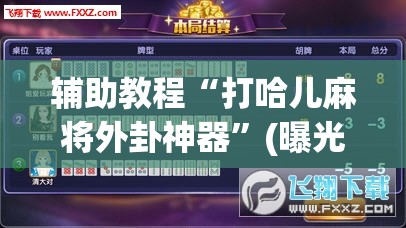 辅助教程“打哈儿麻将外卦神器”(曝光透视必备猫腻) 辅助教程“打哈儿麻将外卦神器”(曝光透视必备猫腻)