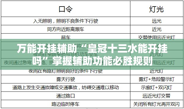 万能开挂辅助“皇冠十三水能开挂吗”掌握辅助功能必胜规则 万能开挂辅助“皇冠十三水能开挂吗”掌握辅助功能必胜规则