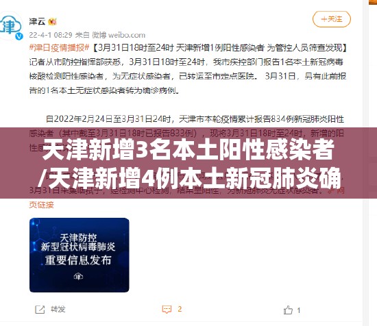 天津新增3名本土阳性感染者/天津新增4例本土新冠肺炎确诊病例 天津新增3名本土阳性感染者/天津新增4例本土新冠肺炎确诊病例