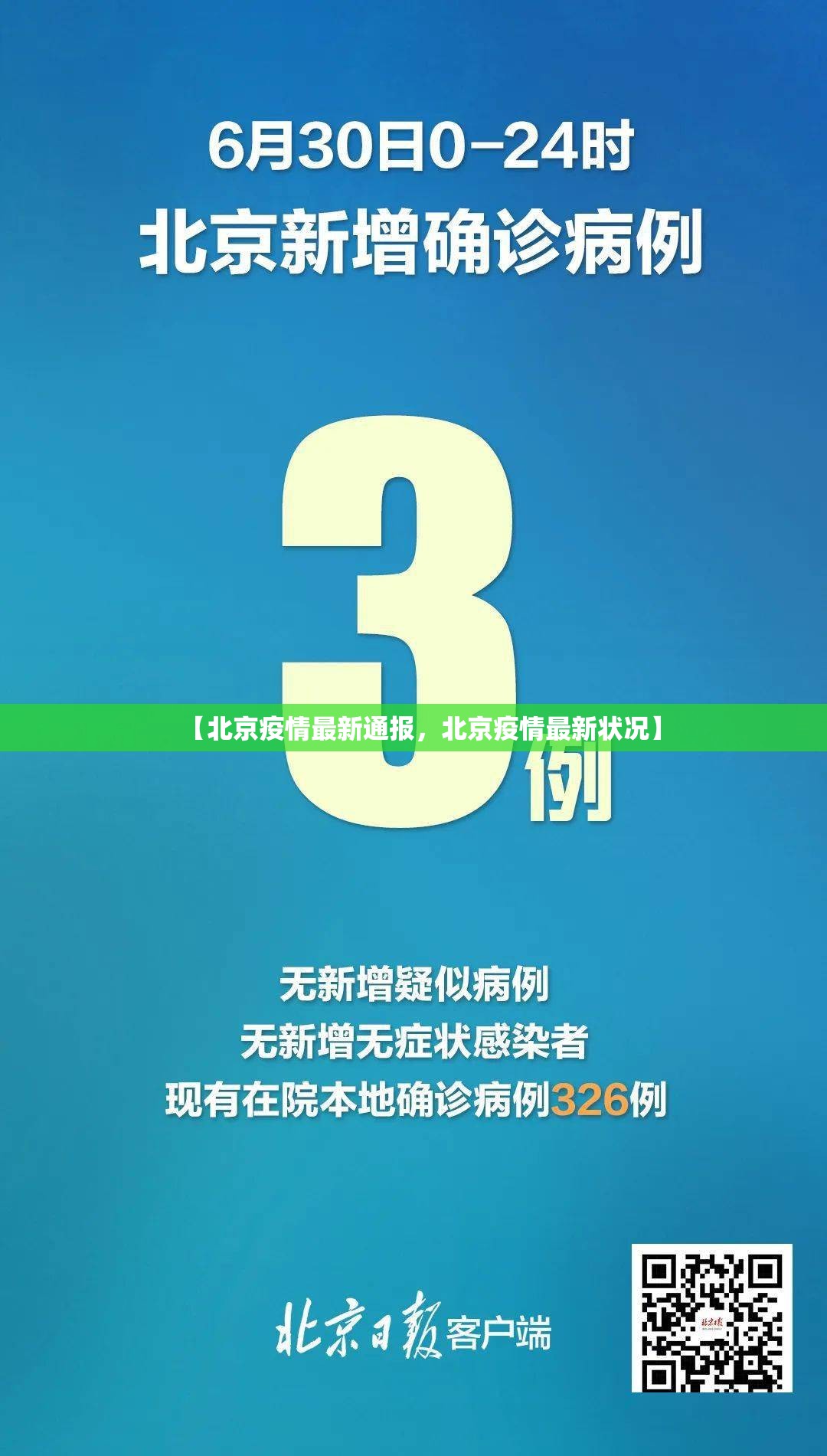 【北京疫情最新通报，北京疫情最新状况】