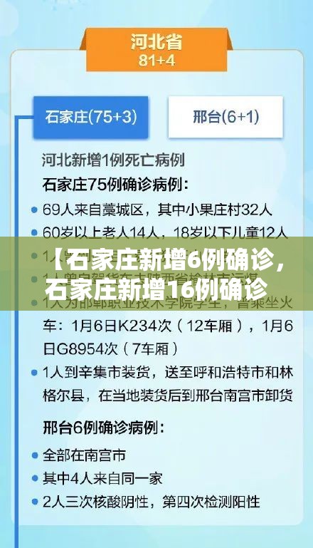 【石家庄新增6例确诊，石家庄新增16例确诊行程】