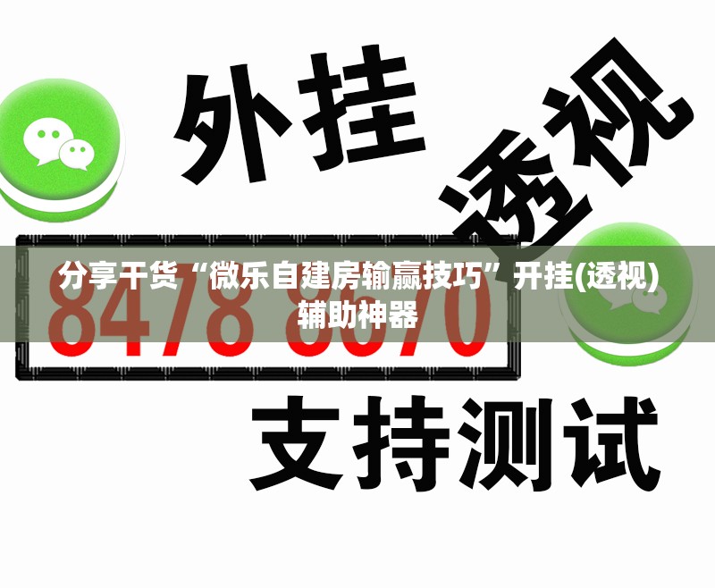 分享干货“微乐自建房输赢技巧”开挂(透视)辅助神器