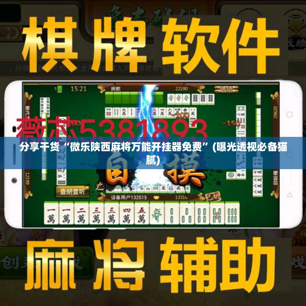 分享干货“微乐陕西麻将万能开挂器免费”(曝光透视必备猫腻)