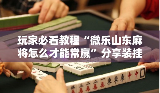 玩家必看教程“微乐山东麻将怎么才能常赢”分享装挂详细步骤