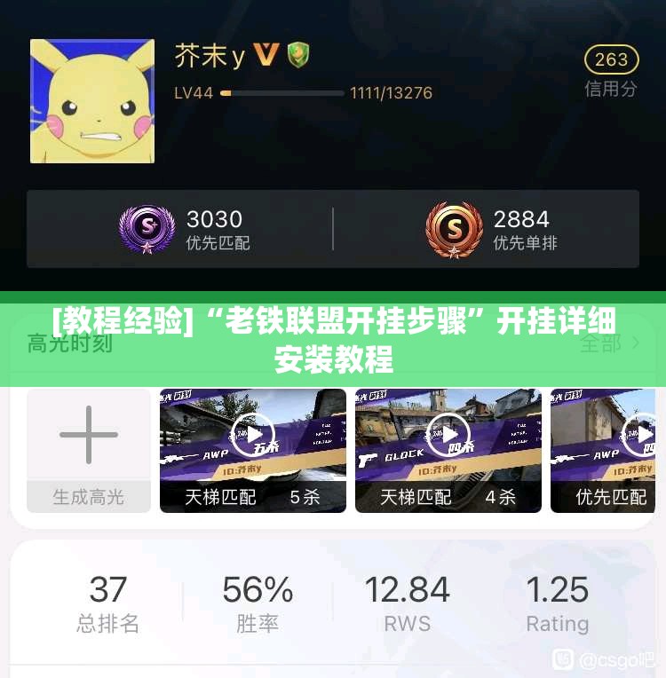 [教程经验]“老铁联盟开挂步骤”开挂详细安装教程