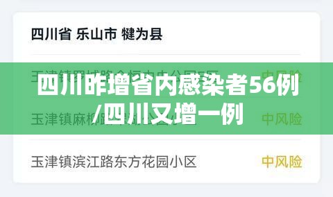 四川昨增省内感染者56例/四川又增一例