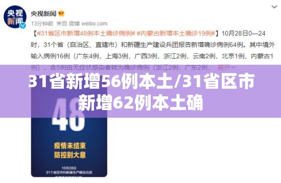 31省新增56例本土/31省区市新增62例本土确