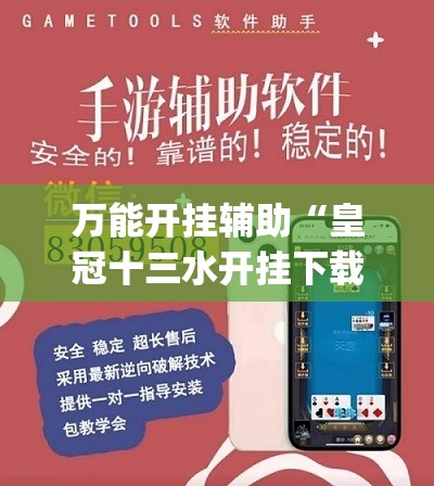 万能开挂辅助“皇冠十三水开挂下载”开挂(透视)辅助神器
