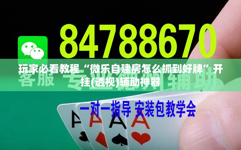 玩家必看教程“微乐自建房怎么抓到好牌”开挂(透视)辅助神器