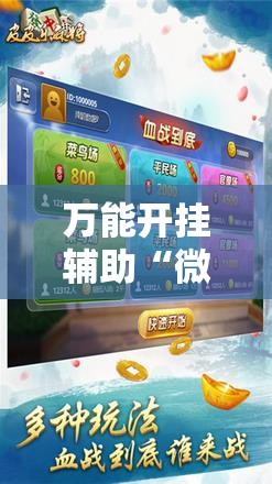万能开挂辅助“微乐安徽麻将万能开挂器”科技辅助神器手机版教程