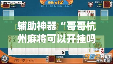 辅助神器“哥哥杭州麻将可以开挂吗”开挂(透视)辅助神器