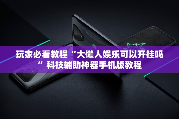 玩家必看教程“大懒人娱乐可以开挂吗”科技辅助神器手机版教程