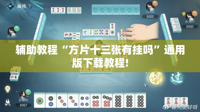 辅助教程“方片十三张有挂吗”通用版下载教程!