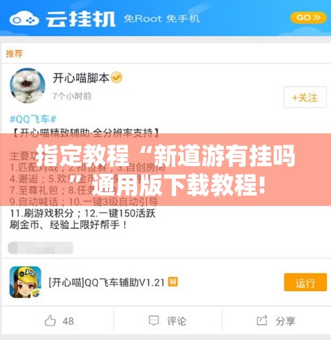 指定教程“新道游有挂吗”通用版下载教程!